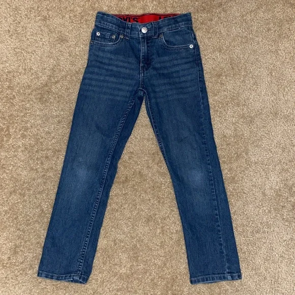 Two pairs of little boys size 7 jeans with adjustable waists. - Picture 2 of 11